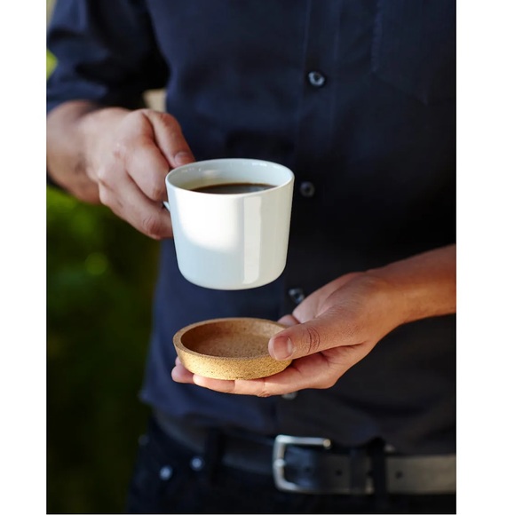 (4x) IKEA 365+ Cork Coaster 3 1/2" diameter Coffee Mug Cup Tea -4 Total Coasters - Picture 3 of 7